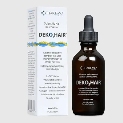 Сыворотка DekoHair от выпадения волос — флакон 60 мл и упаковка Charismo